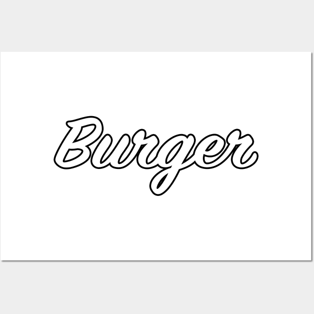 Burger Wall Art by lenn